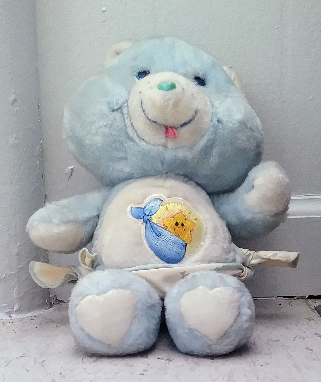 Care Bears BABY TUGS vintage plush toy (Kenner, 1983)
