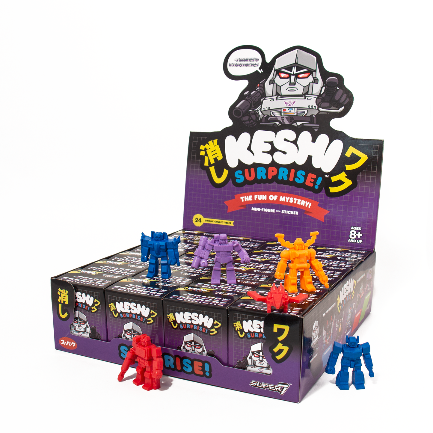 Transformers DECEPTICONS Keshi Surprise mini figures (Super 7, 2018)