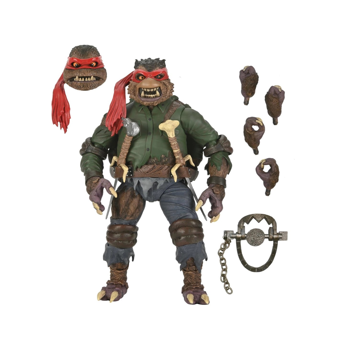Universal Monsters x
TMNT Raphael as Wolfman action figure (NECA, 2024)