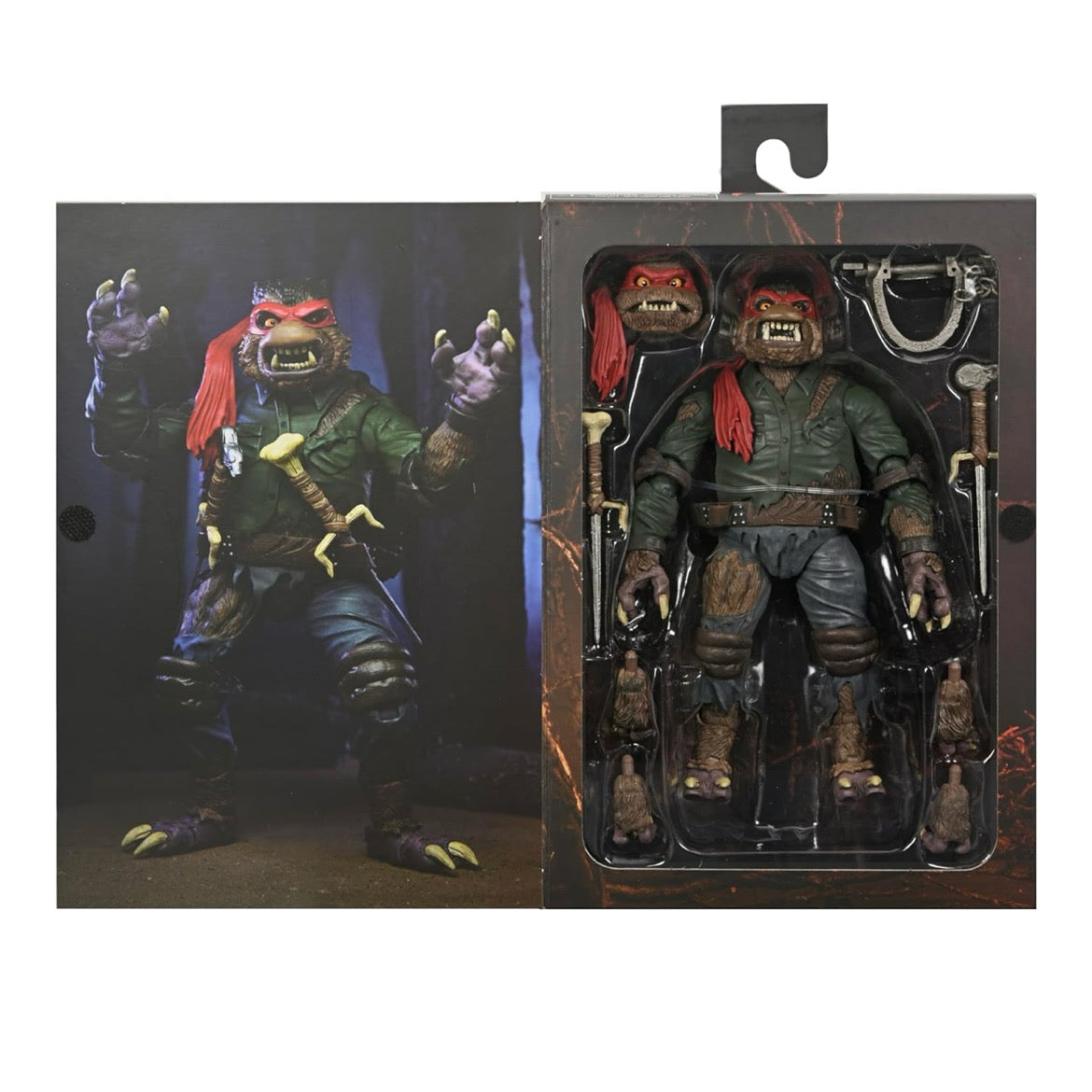 Universal Monsters x
TMNT Raphael as Wolfman action figure (NECA, 2024)