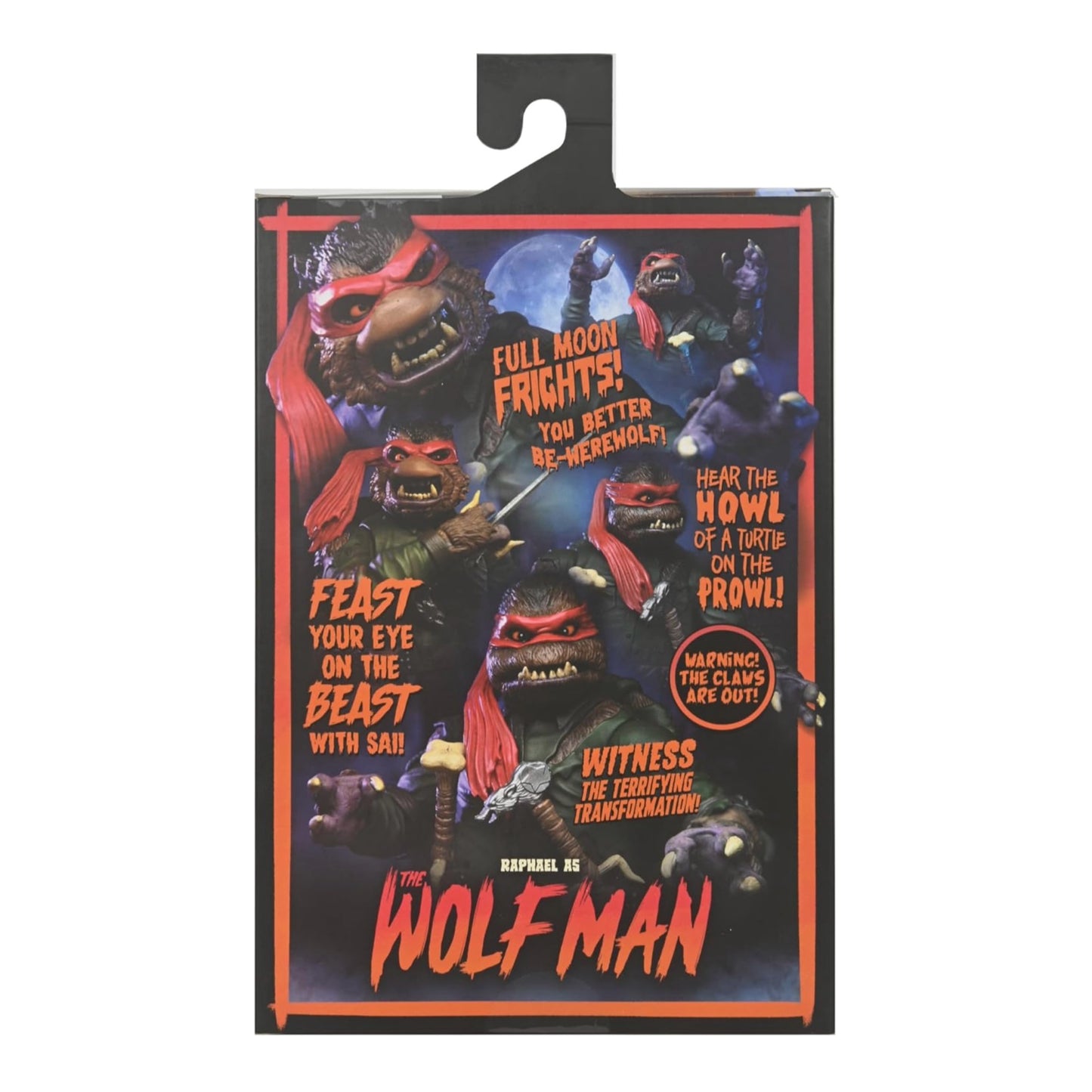 Universal Monsters x
TMNT Raphael as Wolfman action figure (NECA, 2024)