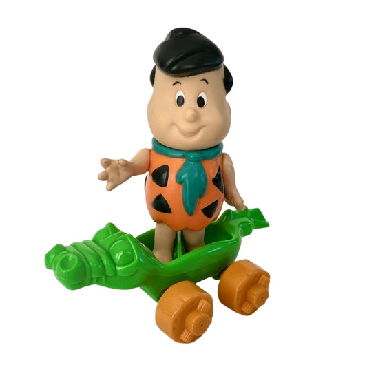 Flintstone Kids FREDDY FLINTSTONE w/ Alligator Skateboard action figure (Coleco, 1986)