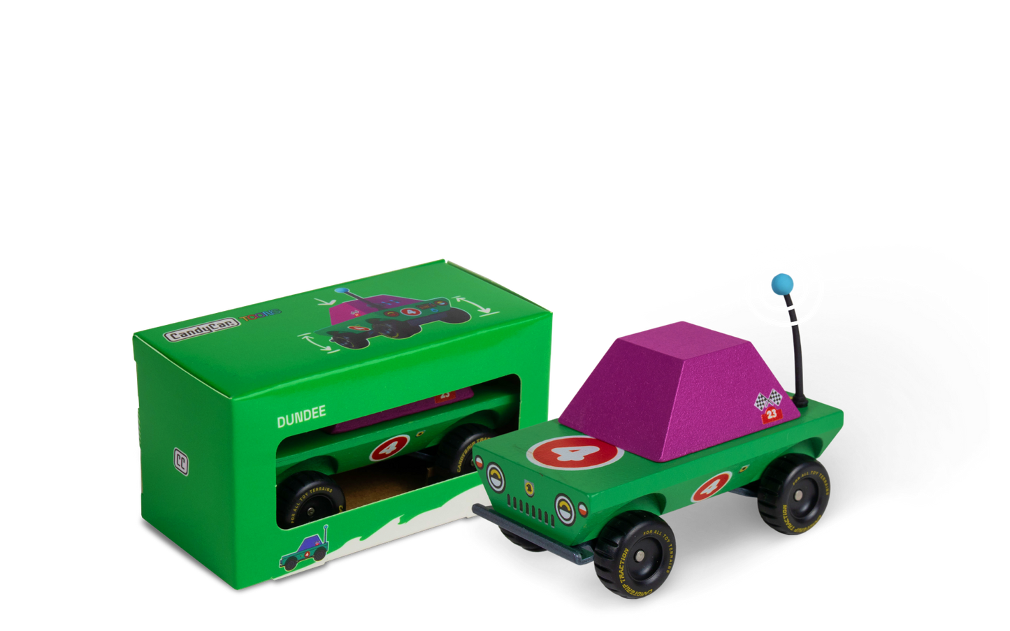 Candylab Toys DunDee Wooden Adventure Truck - Green