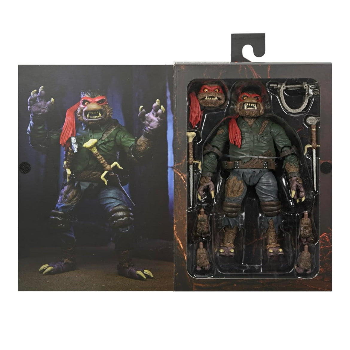 Universal Monsters x 
TMNT Raphael as Wolfman action figure (NECA, 2024)