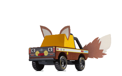 Candylab Toys Mud Coyote Wooden Toy Truck - Brown