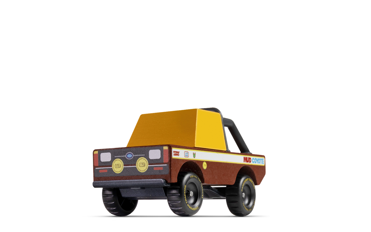 Candylab Toys Mud Coyote Wooden Toy Truck - Brown
