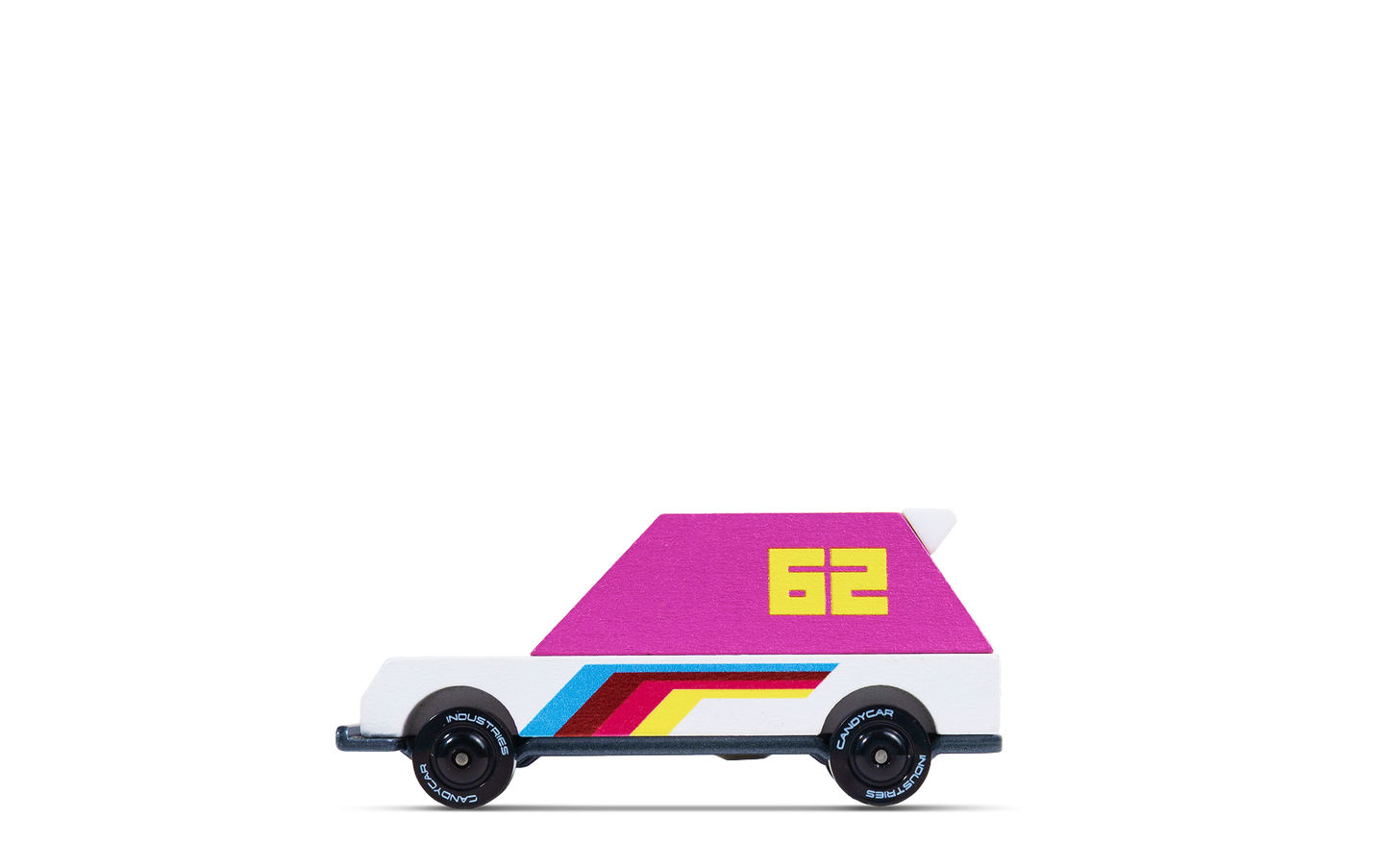 Candylab Toys Racer 62 XL Wooden Toy Car - Pink