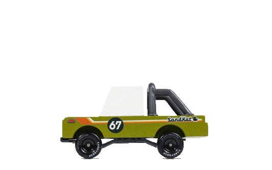Candylab Toys Sand Kat Pickup Wooden Toy Truck - Sand