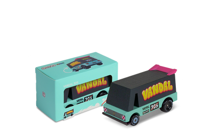 Candylab Toys Vandal 305 Wooden Toy Car - Seafoam