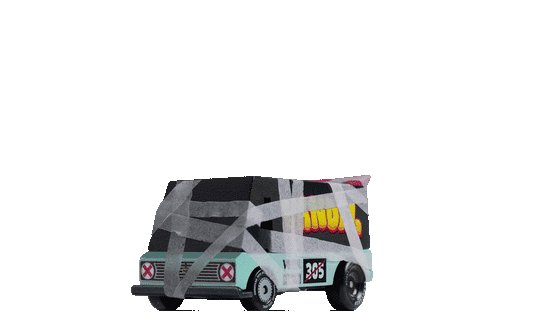 Candylab Toys Vandal 305 Wooden Toy Car - Seafoam