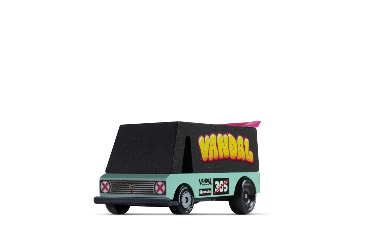 Candylab Toys Vandal 305 Wooden Toy Car - Seafoam