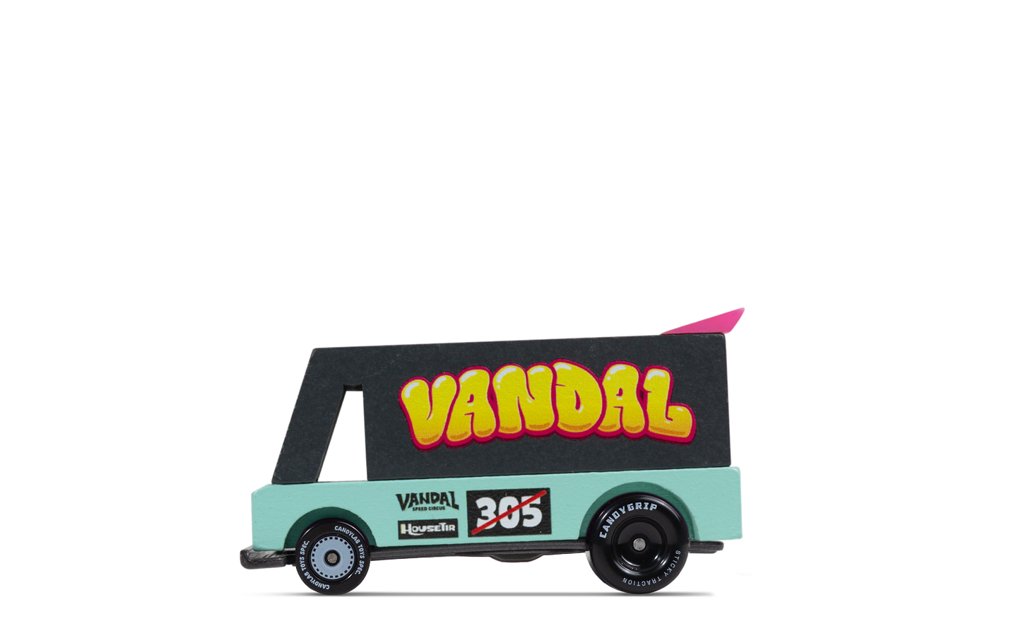 Candylab Toys Vandal 305 Wooden Toy Car - Seafoam