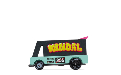 Candylab Toys Vandal 305 Wooden Toy Car - Seafoam