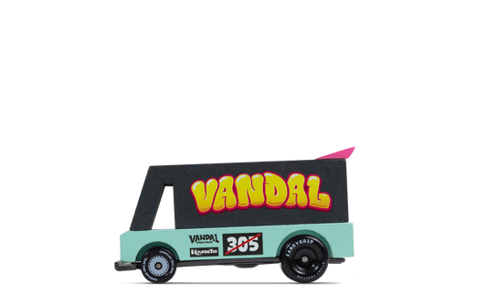 Candylab Toys Vandal 305 Wooden Toy Car - Seafoam