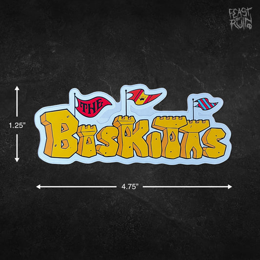 THE BISKITTS Logo 4.75x1.25" Vinyl Sticker Decal