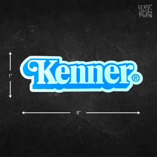 KENNER Toys Logo 5" Vinyl Sticker Decal