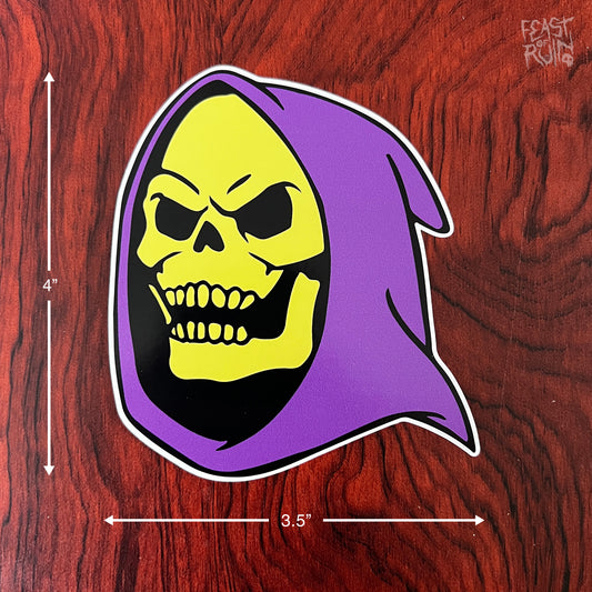 SKELETOR Masters Of The Universe 3.5x4" Vinyl Sticker Decal